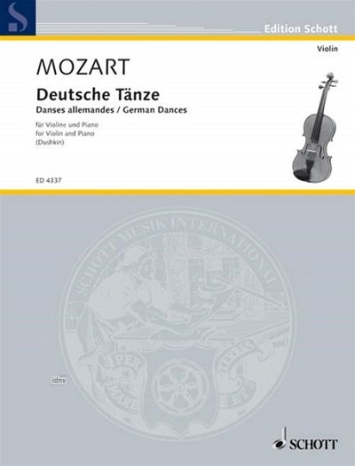 W.A. Mozart: Deutsche Taenze, VlKlav (KlavpaSt)