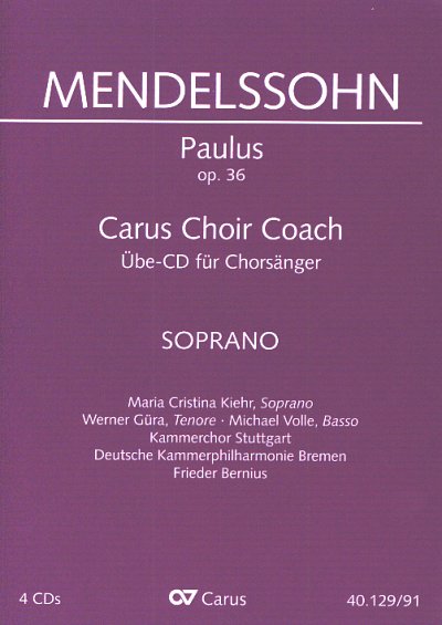 F. Mendelssohn Barth: Paulus op. 3, 4GesGchOrchO (CD Sopran)