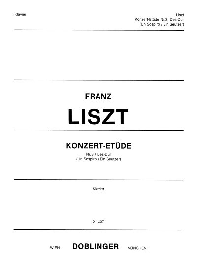 F. Liszt: Konzertetuede Nr 3 Des-Dur