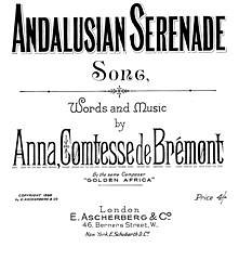DL: A.C.d. Bremont: Andalusian Serenade, GesKlav