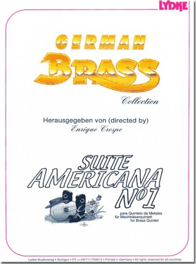 E. Crespo: Suite Americana No. 1, 5Blech (Pa+St)