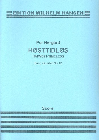 P. Nørgård: String Quartet No.10 - Harvest-, 2VlVaVc (Part.)