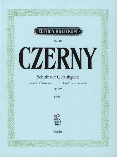 C. Czerny: Schule der Geläufigkeit 1 op. 122, Klav