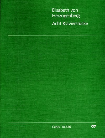 E. von Herzogenberg: 8 Klavierstücke  , Klav