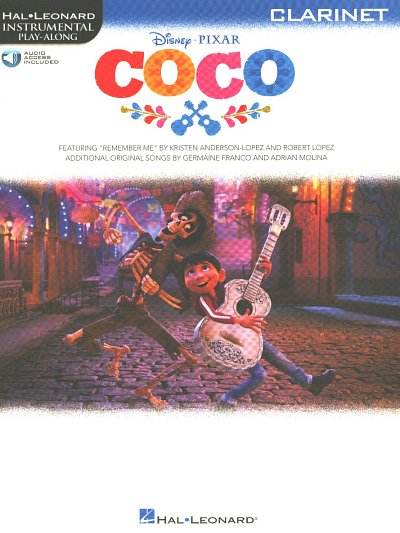 R. Lopez: Disney Pixar's Coco (Klarinette), Klar (+Audiod)