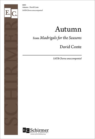 Autumn from Madrigals for the Seasons, GchKlav (Chpa)