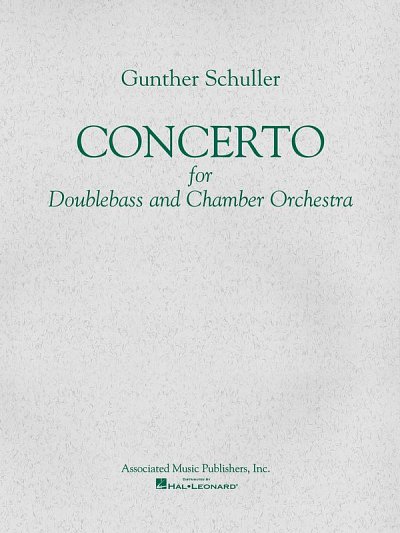 G. Schuller: Concerto, KbKlav (Bu)