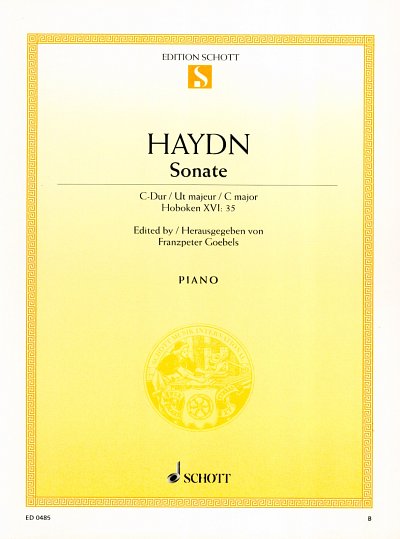 J. Haydn: Sonate C-Dur Hob. XVI:35 , Klav