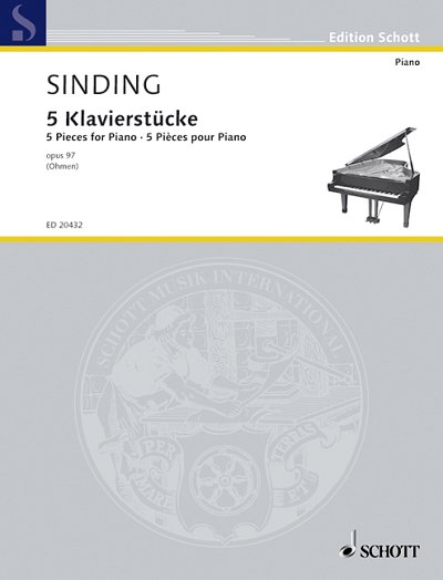 C. Sinding: Cinq pièces pour Piano