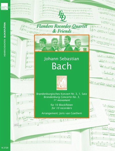 J.S. Bach: Brandenburgisches Konzert Nr. 3, , Bflens (Pa+St)