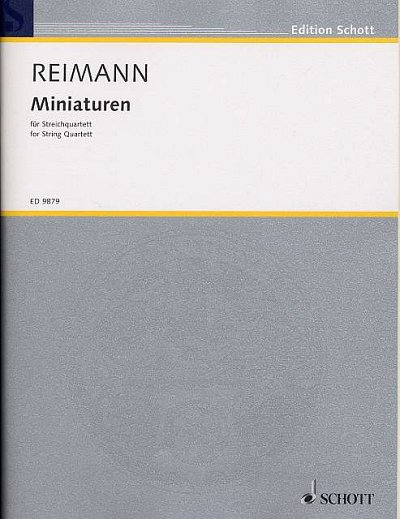 A. Reimann: Miniaturen , 2VlVaVc (Pa+St)