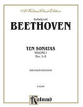 DL: Beethoven: Ten Violin Sonatas, Volume I (Nos. 1-5)