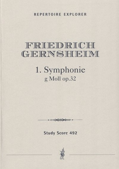 F. Gernsheim: Sinfonie g-Moll op. 32, Sinfo (Stp)