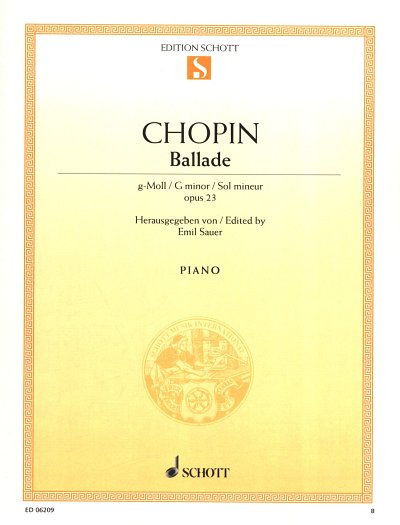 F. Chopin: Ballade g-Moll op. 23