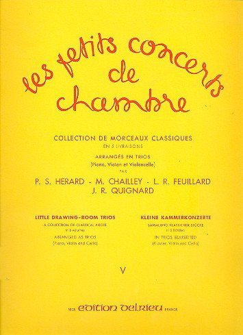 L.R. Feuillard: Les petits concerts de chambre, VlVcKlv (Bu)