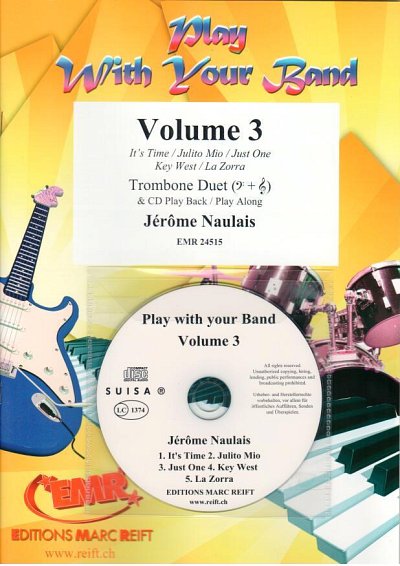 J. Naulais: Play With Your Band Volume 3, 2Pos (+CD)