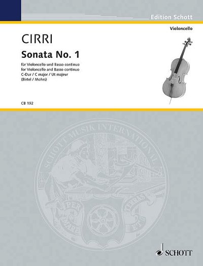 DL: G.B. Cirri: Sonata No. 1 C-Dur, VcBc