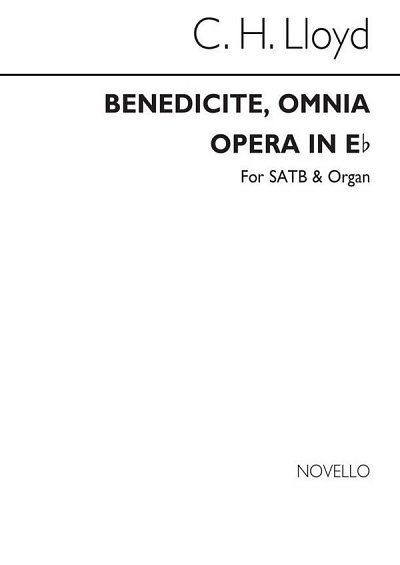 Benedicite Omnia Opera In E Flat, GchOrg (Chpa)