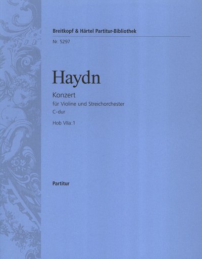 J. Haydn: Konzert für Violine und Streichor, VlStrBc (Part.)
