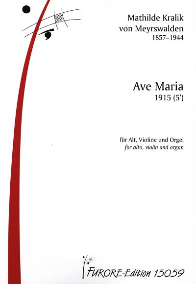 M. Kralik von Meyrsw: Ave Maria, GesAVlOrg (Pa+St)