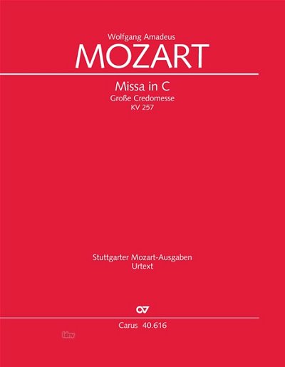 DL: W.A. Mozart: Missa in C C-Dur KV 257 (1775-1777) (Part.)