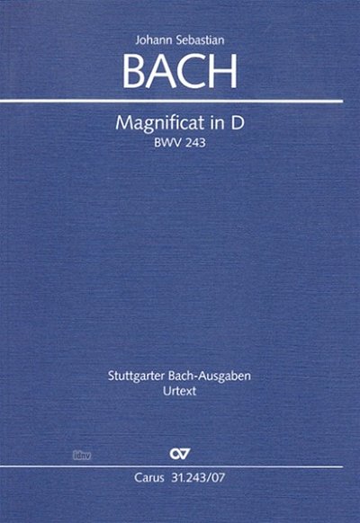 J.S. Bach: Magnificat in D BWV 243, 5GsGch5OrchB (Stp)