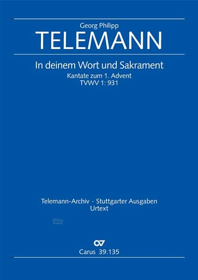 G.P. Telemann: In deinem Wort und Sakrament TVWV 1:931
