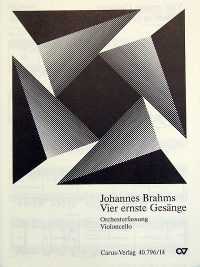 J. Brahms: Brahms: Vier ernste Gesänge op. 121 (arr Komma)