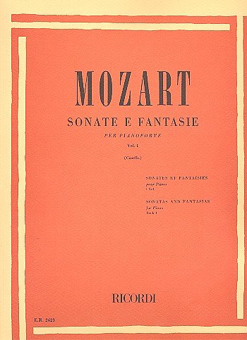 W.A. Mozart: Sonate E Fantasie Volume I, Klav