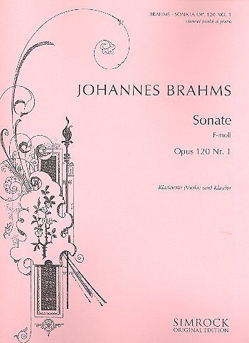 J. Brahms: Sonate f-Moll op. 120/1 