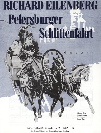 R. Eilenberg: Petersburger Schlittenfahrt op. 57  (Part.)