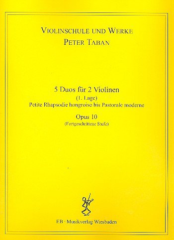 P. Taban et al.: Schule op.10 - 5 Duos