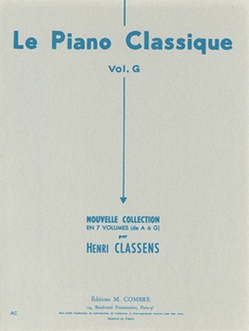 H. Classens: Le Piano classique Vol.G, Klav