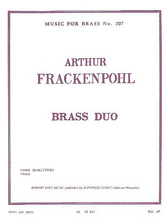 A. Frackenpohl: Brass Duo (Bu)