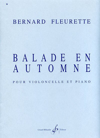 B. Fleurette: Balade En Automne, VcKlav (KlavpaSt)