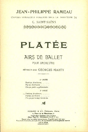 J.-P. Rameau: Platee 2 Suite Poche  (Stp)