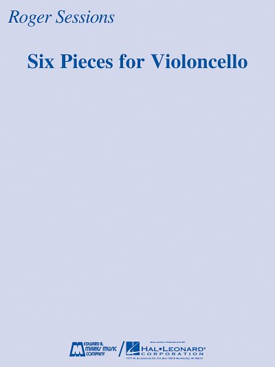 R. Sessions: Six Pieces for Violoncello, Vc (Bu)