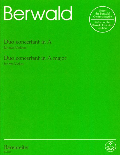F. Berwald: Duo concertant für zwei Violinen A-Dur, Viol