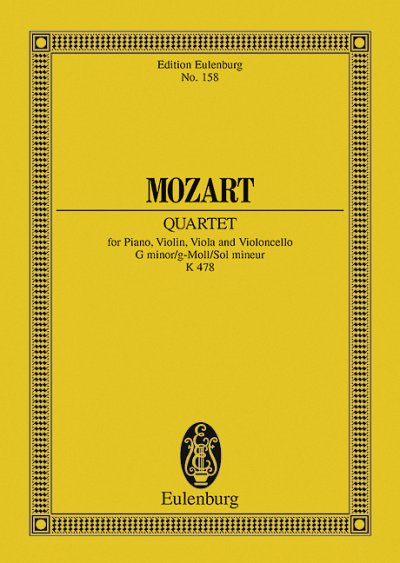 DL: W.A. Mozart: Klavierquartett g-Moll, VlVlaVcKlav (Stp)