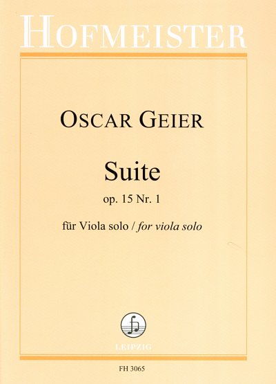 O. Geier: Suite op. 15 Nr. 1, Va