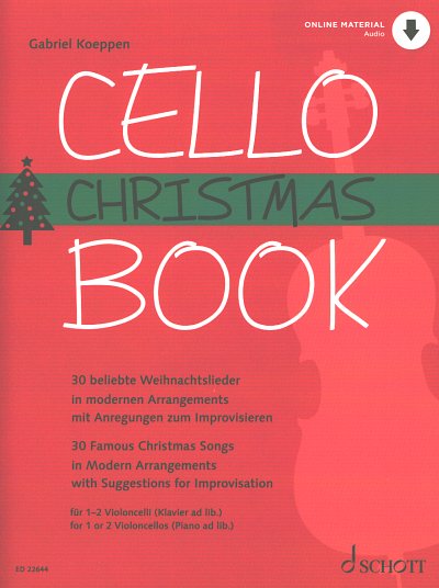 AQ: Cello Christmas Book, 1-2Vc;Klv (+Audonl) (B-Ware)