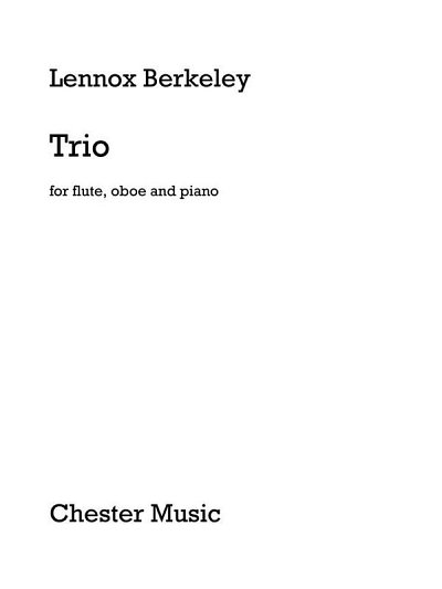 L. Berkeley: Trio For Flute, Oboe And Piano (Pa+St)