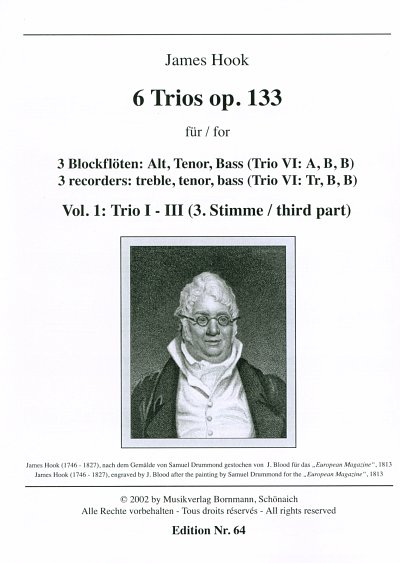 J. Hook: 6 Trios Op 133 Bd 1 (1-3)