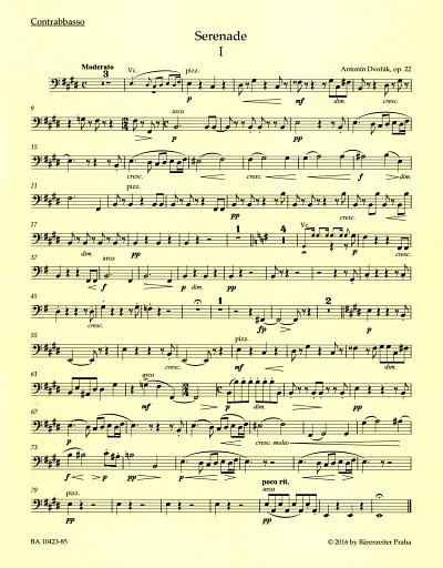 A. Dvorak: Serenade E-Dur op. 22, Stro (KB)