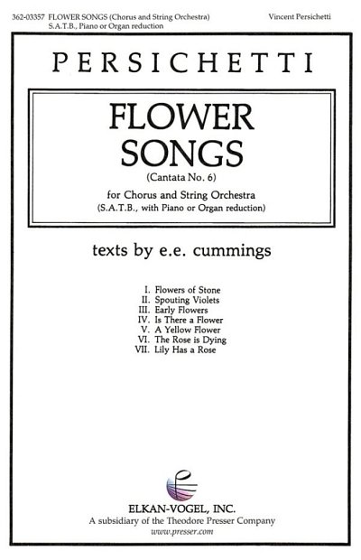 V. Persichetti: Flower Songs (Chpa)