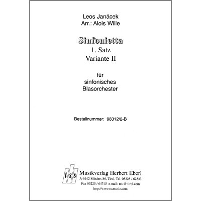 L. Janá_ek: Sinfonietta - 1. Satz, Variante I, Blaso (Pa+St)