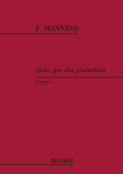 F. Mannino: Serie, Klav4m (Part.)