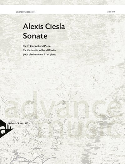 DL: A. Ciesla: Sonate, KlarKlav (Pa+St)