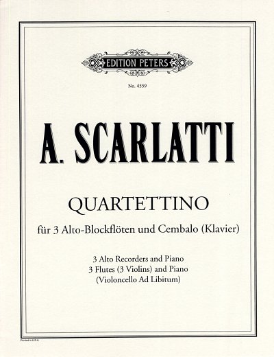 D. Scarlatti: Quartettino F-Dur