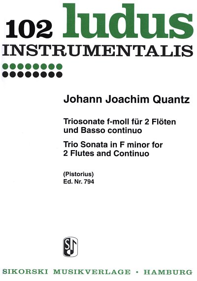 J.J. Quantz: Triosonate F-Moll Ludos 102